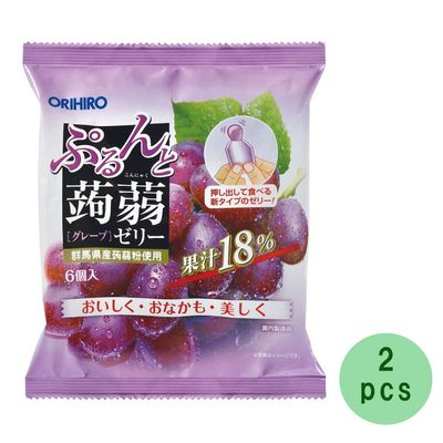jelly Grape 4.2oz 2pcs Japanese Pouch jelly Ninjapo