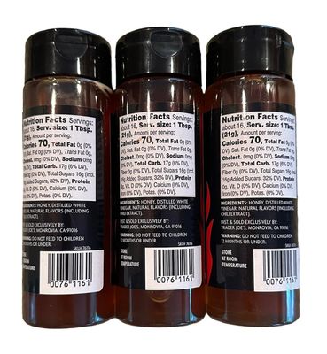 Trader Joe's Spicy Honey Sauce, 12 oz (Pack of 3)