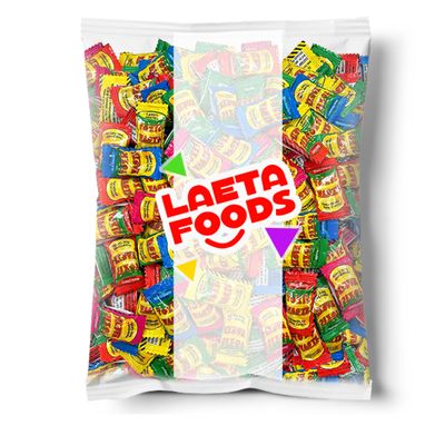 Toxic Waste Sour Candy 1 Pound Bag - Approx. 150 Count Apple, Watermelon, Lemon, Blue Raspberry, Black Cherry