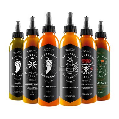 Heartbeat Hot Sauce Co. Complete Variety Pack 6oz 6pk