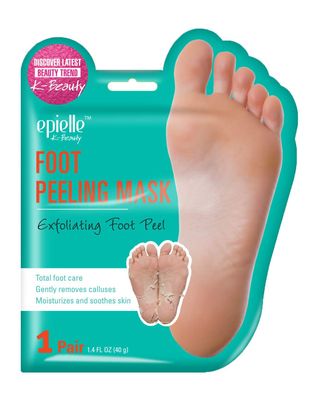 Epielle Foot Peel Mask 2 Pairs For Cracked Heels, Dead Skin & Calluses Smooth & Repair Rough, Dry Skin Beauty Gift, Spa Day, Gift Set Korean Skincare