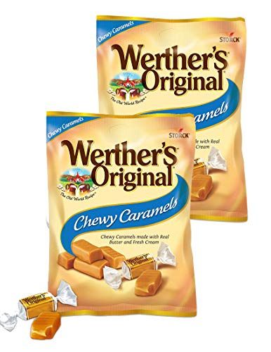 Werthers Original Chewy Caramels 2.4 Oz (Pack of 2)