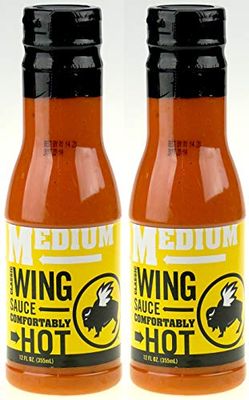 Buffalo Wild Wings Classic Sauce - Medium, Comfortably Hot - 12 fl. oz. - PACK OF 2