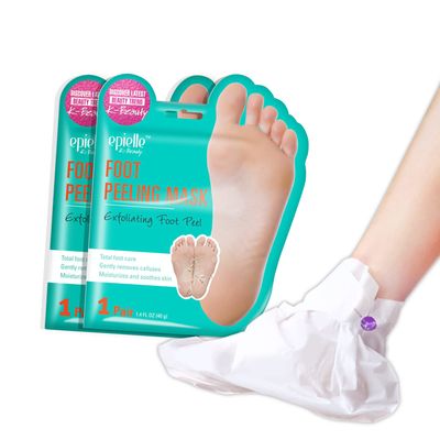 Epielle Foot Peel Mask 2 Pairs For Cracked Heels, Dead Skin &amp; Calluses Smooth &amp; Repair Rough, Dry Skin Beauty Gift, Spa Day, Gift Set Korean Skincare