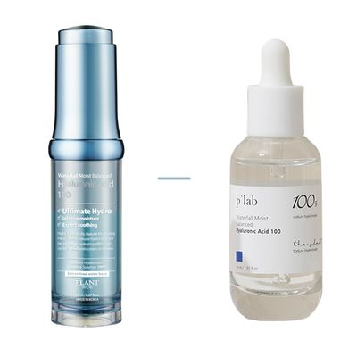 THE PLANT BASE Waterfall Moist Balanced Hyaluronic Acid Ampoule 30ml Hyaluronic 100% Rich Moisture facial ampoule Korean Skin Care, Korean Skincare, Kbeauty, K Beauty, Korean Beauty