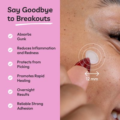 Clear Molecules Spot Stoppers Pimple Patches - Invisible Spot Patches for Acne Treatment, Hydrocolloid Patches for Spot Treatment, Vegan &amp; Cruelty Free Korean Skincare (30 Count (Pack of 1))