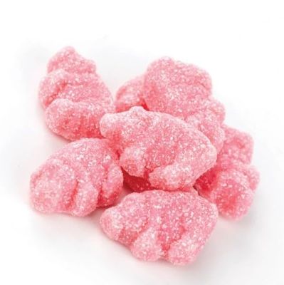 SweetGlob Gummy Pink Piglets (Sour Gummy Piglets, 1 Pound)
