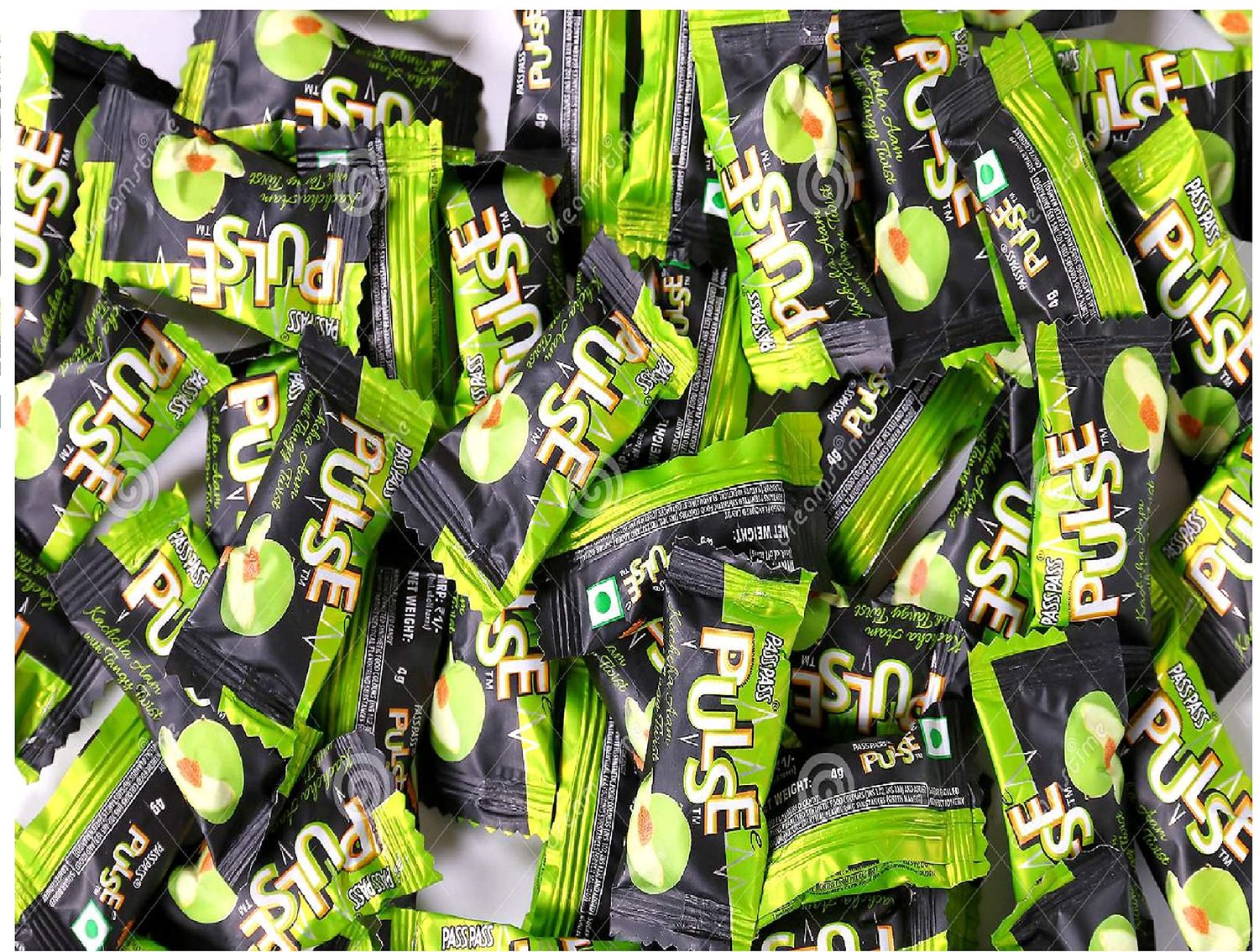 Nexxa Pulse Kacchaa Aam Flavor Candy - 100Pcs