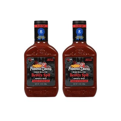 Famous Dave&#39;s - 2 pck, Devil&#39;s Spit BBQ Sauce (38 oz.)