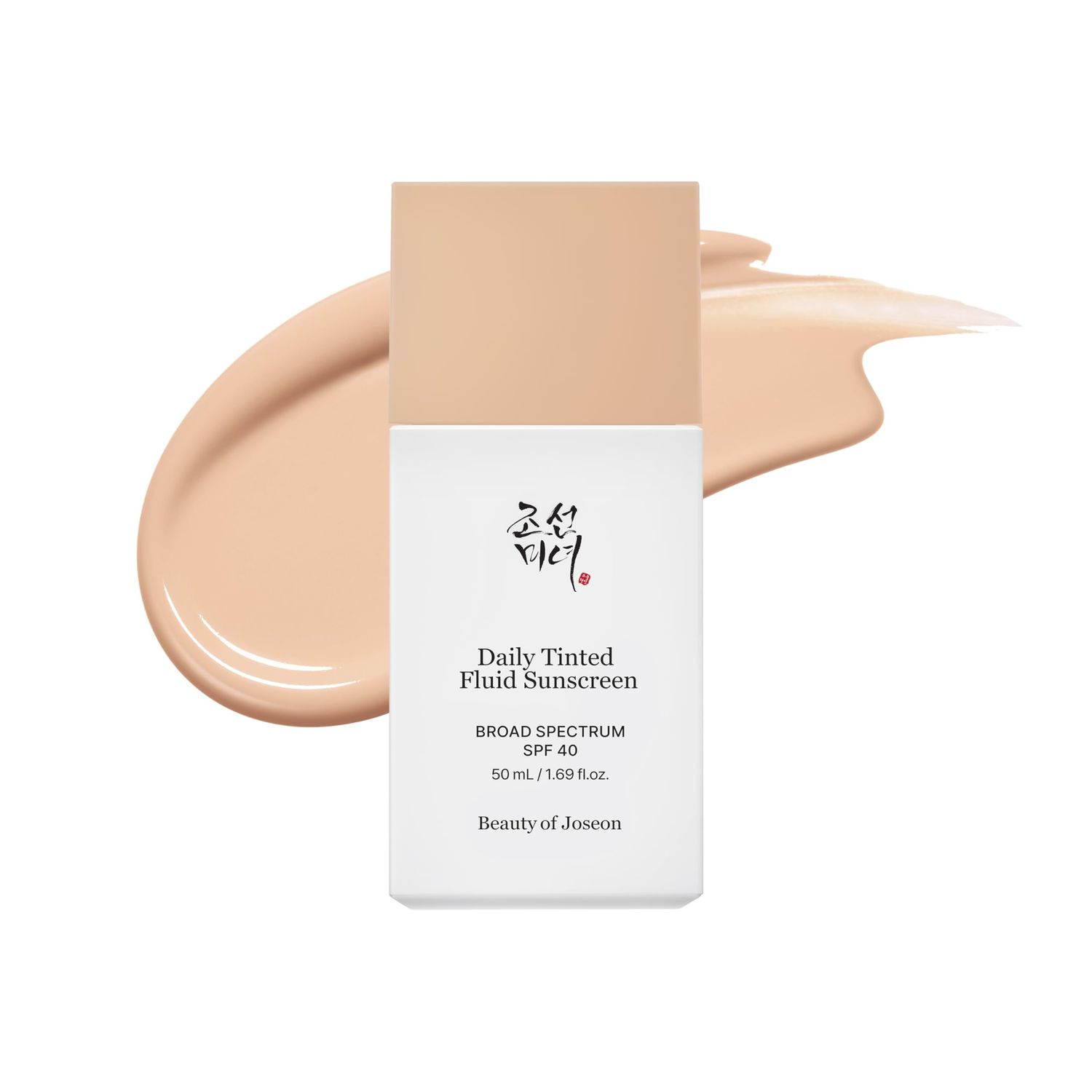 Beauty of Joseon Daily Tinted Fluid Sunscreen 12 Shades for Face Moisturizing Broad Spectrum SPF 40 Korean Skincare 50ml, 1.69 fl.oz LP100
