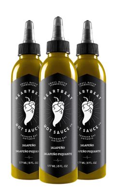 Heartbeat Hot Sauce Co. Jalapeno 6 oz. 3 pack