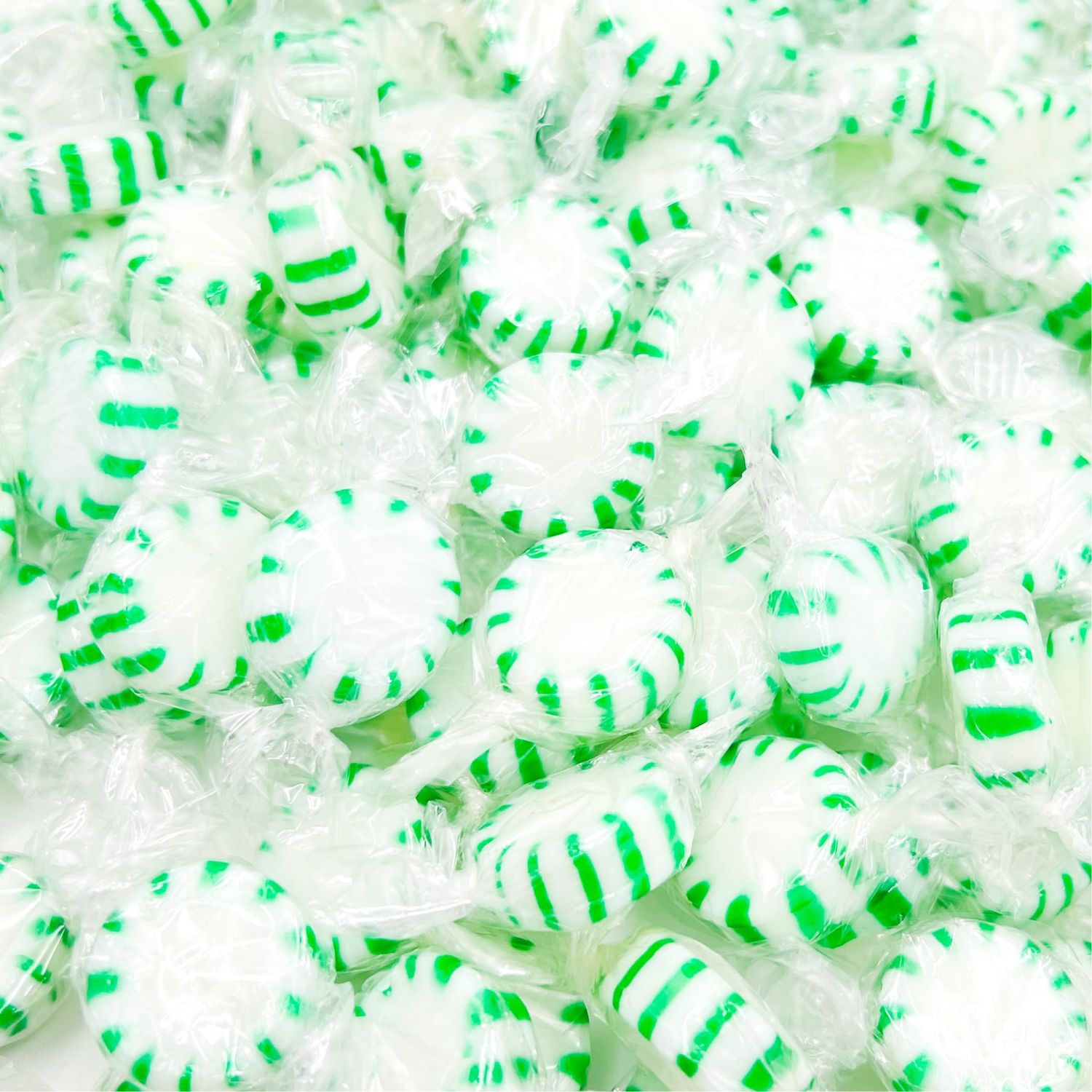 Arcor Sugar-Free Starlight Spearmint Mints 1 Pound Bag - Approx. 85 Count Hard Candy Individually Wrapped