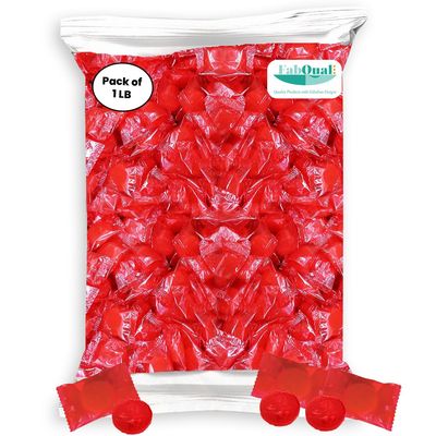 Fabqual&#39;s Pack of Cinnamon Discs Hard Candy Individually Wrapped 1 Pound Bag