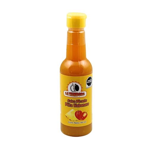 LA TAMBORA Pineapple Habanero Hot Sauce 6.42 FL OZ / 190 ml (1 Pack)