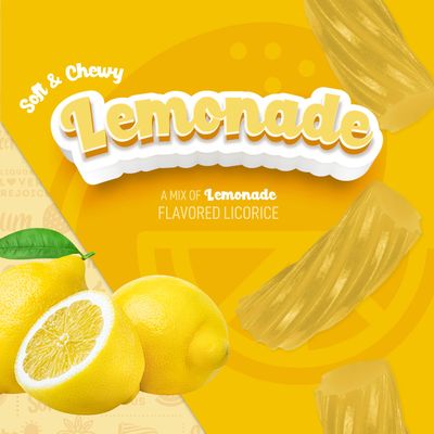 Wiley Wallaby Licorice 4 Ounce Classic Gourmet Soft &amp; Chewy Lemonade Licorice Candy Twists, 12 Pack