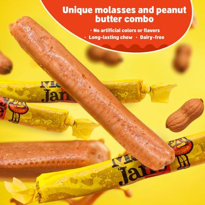 MARY JANE Candy FUN SIZE 1 lb - Vintage Candies in Bulk Bag, Old Fashioned Caramel, Chewy Taffy, Peanut Butter Flavored, Individually Wrapped (59 Pieces)