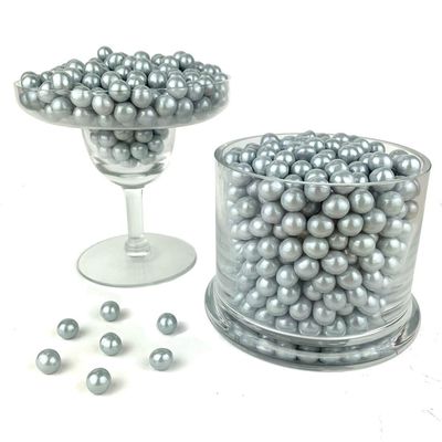 Color It Candy Shimmer Silver Sixlets 2 Lb Bag - Perfect For Table Centerpieces, Weddings, Birthdays, Candy Buffets, &amp; Party Favors.