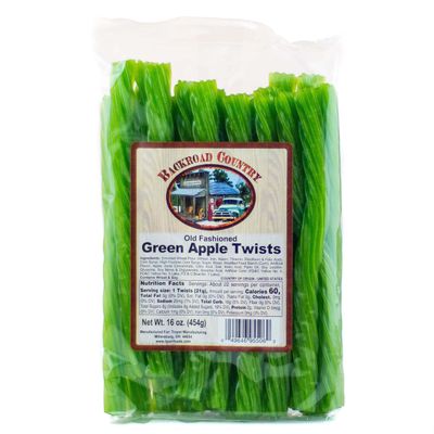 Backroad Country Cinnamon and Green Apple Licorice 16oz each