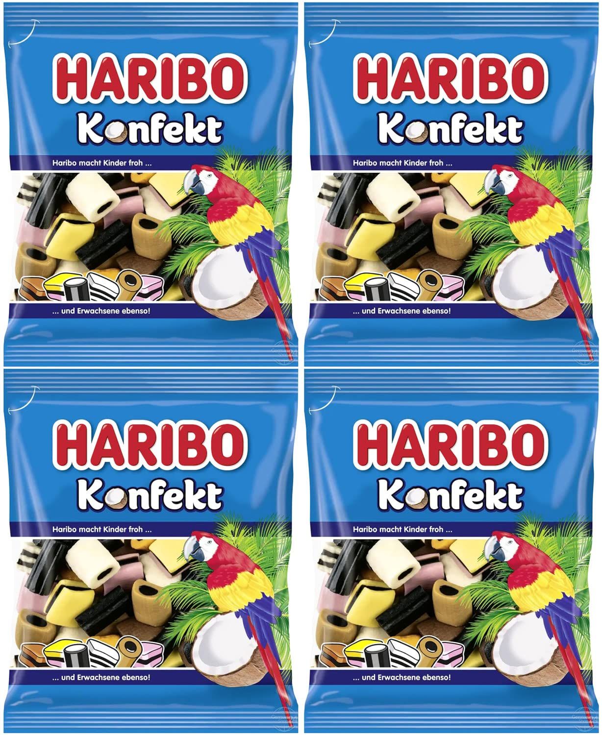 Haribo Konfekt Gummy Candy 4-Pack (4 x 175g)