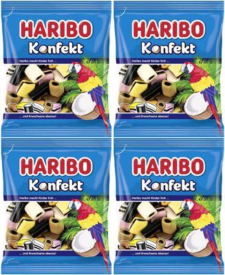 Haribo Konfekt Gummy Candy 4-Pack (4 x 175g)