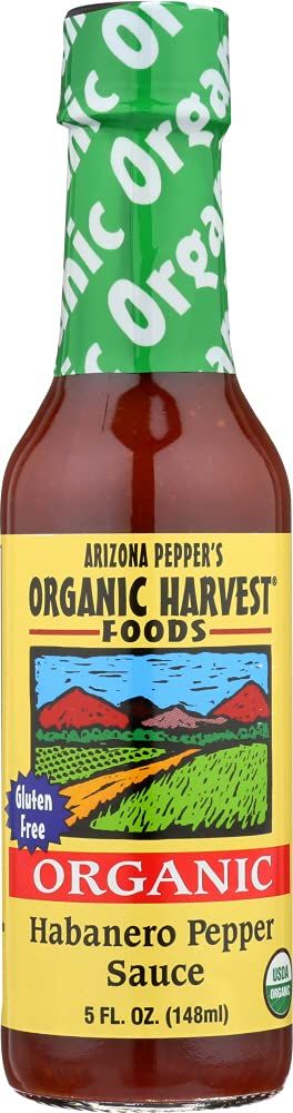 Organic Harvest Gluten Free Habanero Pepper Sauce, 5 Fluid Ounce - One Bottle