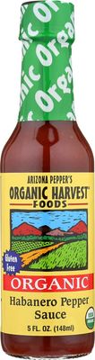 Organic Harvest Gluten Free Habanero Pepper Sauce, 5 Fluid Ounce - One Bottle