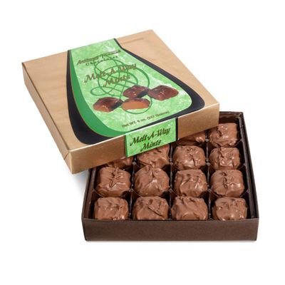 Anthony Thomas, Melt-A-Way Mints, Creamy Milk Chocolate, Melt-away Mints, Creamy, Whipped Chocolate with Mint Centers (16 Count, Milk Chocolate)