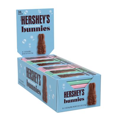 HERSHEY&#39;S Milk Chocolate Bunny 1.2 oz. (Pack of 36)
