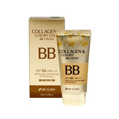 123 UBuy ShopKorea Collagen &amp; Luxury Gold BB Cream SPF50/PA Say goodbye to blemishes and uneven skin tone - 1.69Oz
