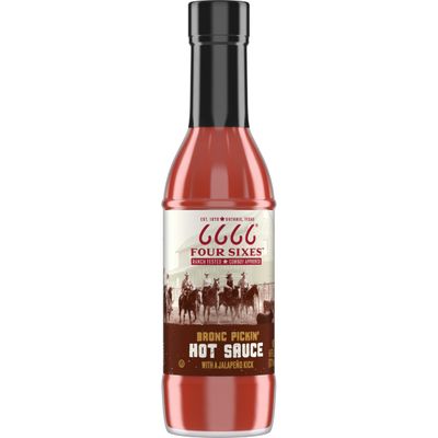 6666 Four Sixes Bronc Pickin&#39; Hot Sauce, 6 Ounce