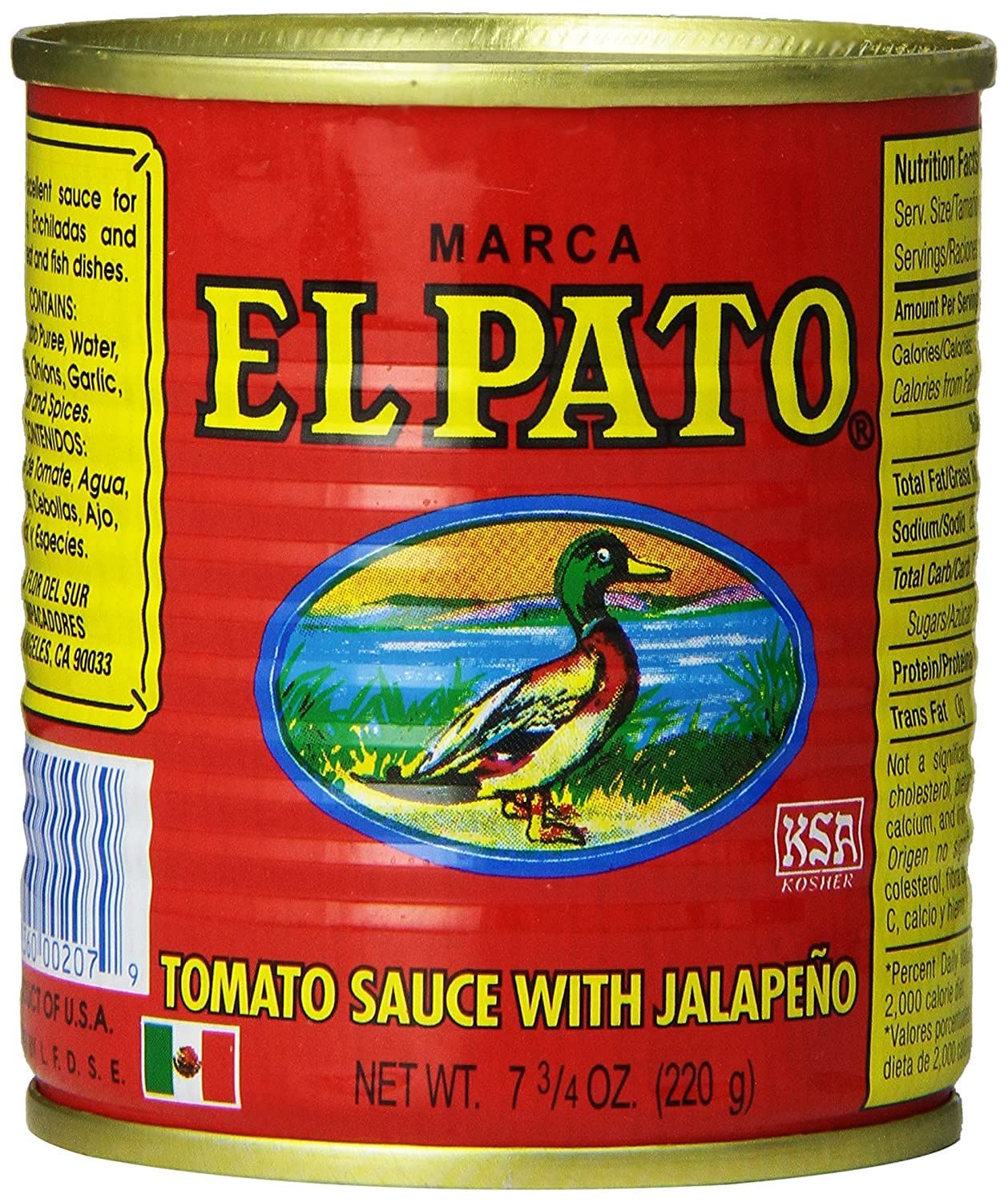 El Pato Tomato Sauce with Jalapeno (Pack of 6)