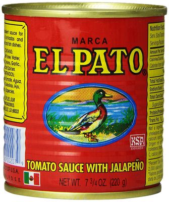 El Pato Tomato Sauce with Jalapeno (Pack of 6)