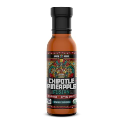 Chipotle Pineapple Fusion Sauce (Dipping Sauce Marinade, Certified Organic, 12 OZ)