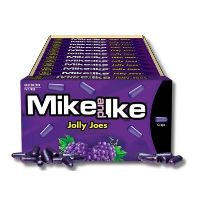 Mike &amp; Ike GRAPE JOLLY JOES - Gift Pack of 12, 4.25 oz Theatre Boxes By Lyza&#39;s Sweets &amp; Treats