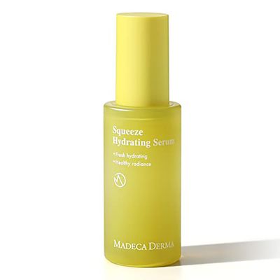 MADECA DERMA Squeeze Hydrating Facial Serum - Deep Hydration &amp; Radiance with Prickly Pear Cactus, Carica Papaya, and Centella Asiatica, Korean Skincare for Fresh Squeezed Glow (1.08 fl oz)