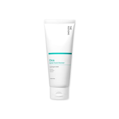 The Potions Cica Acne Gentle Facial Cleanser For Acne prone skin, sensitive skin pH Balance, Sking Soothing, Skin Barrier 3.7 fl. oz, 110 ml Korean Skin Care