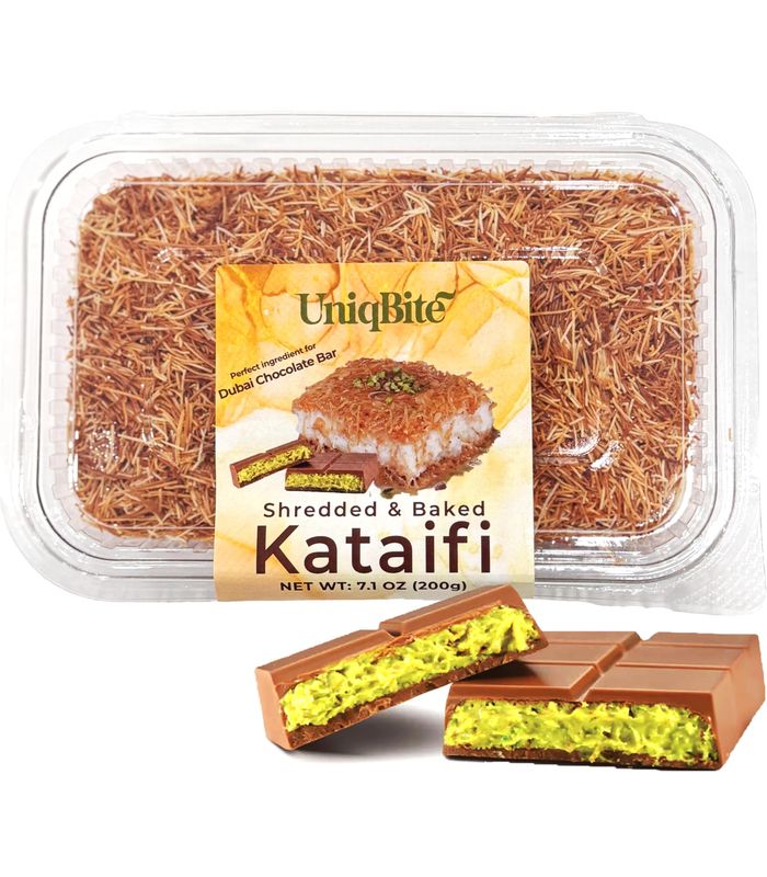 Kataifi Pastry for Dubai Chocolate Baked Crispy Crunchy Kadayif Shredded Fillo Dough Ready to Use, 7.1 oz (200g)