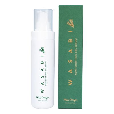 MissDragon Wasabi Noni Soothing Gel Serum (5.07 fl.oz.) - Vegan, Mildly Acidic pH 5.5 Gel-Based Calming Moisturizing Serum Korean Skincare for Sensitive and Acne-Prone Skin