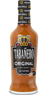 Original Hot Sauce by Tabaero, Gourmet Spicy Sauce, Hot Sauce Gifts, All Natural, Gluten Free, Vegan, Kosher, Made in the USA, 5 oz. Bottle