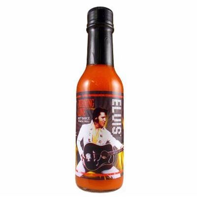Elvis&#39; Burning Love Hot Sauce, Bottle, 5 fl oz