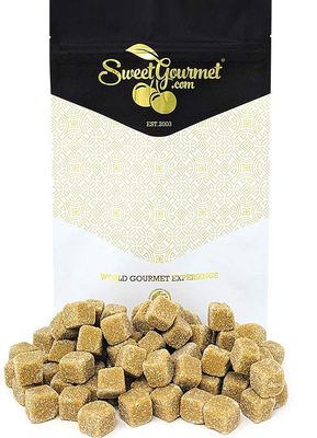 SweetGourmet Griotten Soft Salt Salmiak Liquorice Cubes Licorice Candy 1 Pound