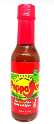 Peppajoy Original Gourmet Guava Pepper Hot Sauce Originated in Turks and Caicos Islands Scotch Bonnet Peppers Infused with Delicious Guava Taste Natural Pepper Sauce for Pizza Pasta Seafood 5oz