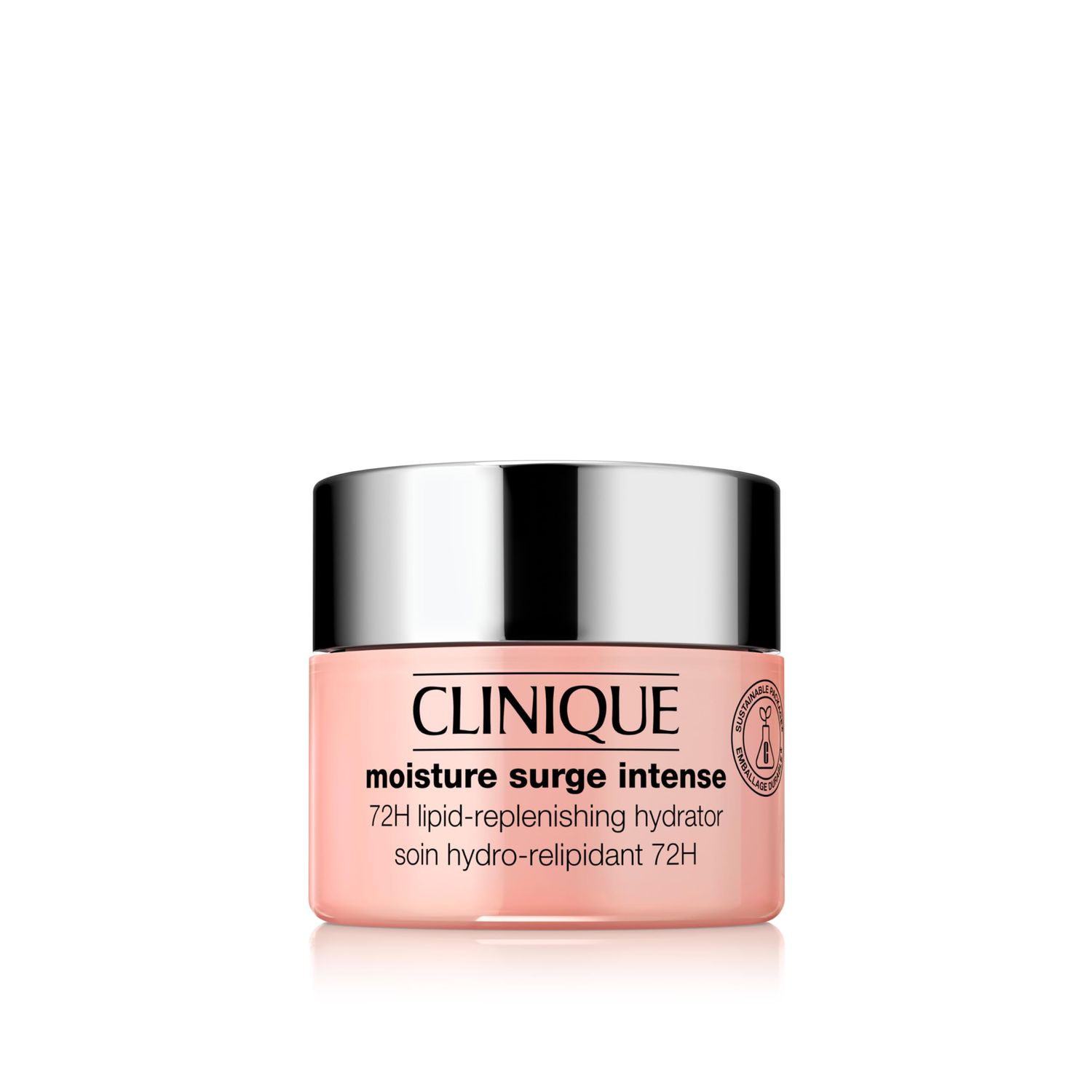 Clinique Moisture Surge Intense 72H Lipid-Replenishing Hydrator Face Moisturizer With Aloe Water Cica Hydrating Moisturizing, Mini Travel Size, 0.5 Fl Oz