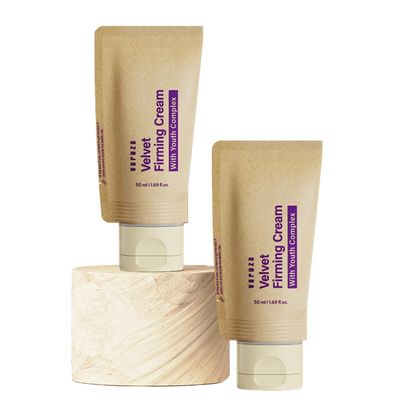 Velvet Firming Face Moisturizer - Bakuchiol Retinol Alternative Ceramide, Peptide - Anti Aging Wrinkle Cream for Face &amp; Neck, Fragrance Free Unscented, Korean Skin Care