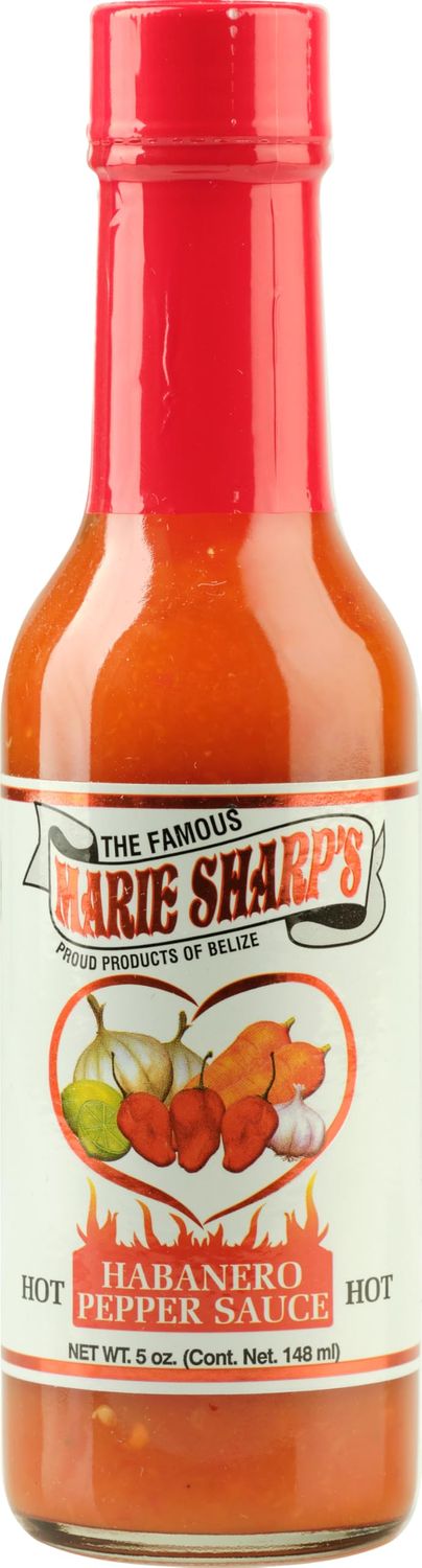 Marie Sharp&#39;s Hot Habanero Pepper Sauce, 5 oz