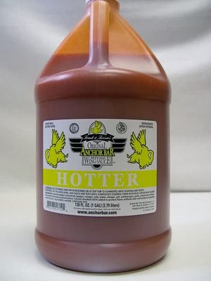Frank &amp; Teressa&#39;s Anchor Bar Wing Sauce-Hotter Gallon