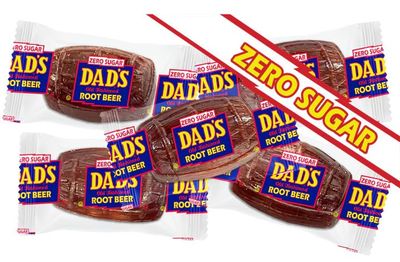 Dad&#39;s Sugar Free Root Beer Barrels Hard Candy, Individually Wrapped in Resealable Bag. (1 Pound)