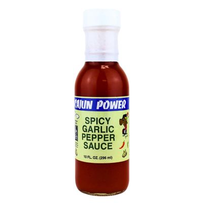 Cajun Power Spicy Garlic Pepper Sauce 10 oz.
