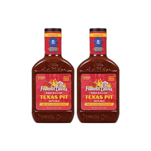 Famous Dave&#39;s - 2 pck, Texas Pit BBQ Sauce (38 oz.)