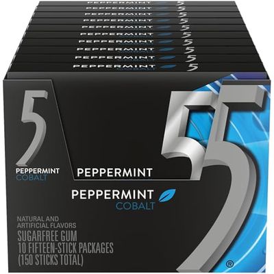Mars, Inc 21265 Cobalt Gum, Individually wrapped, 10/BX, Peppermint
